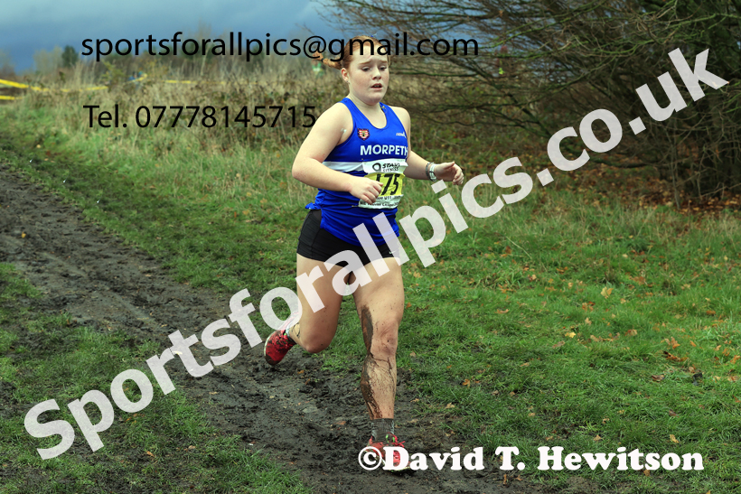 Womens Under-17s 2025 Start Fitness NEHL, Wrekenton, Gateshead, Sunday, November 23rd. Photo: David T. Hewitson/Sports for All Pics